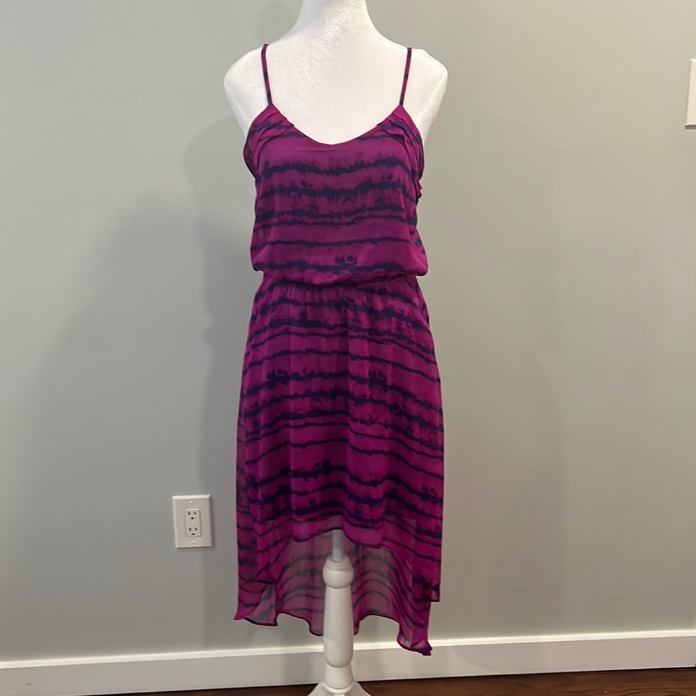 Purple Summer dress. Express. Size small. High low.